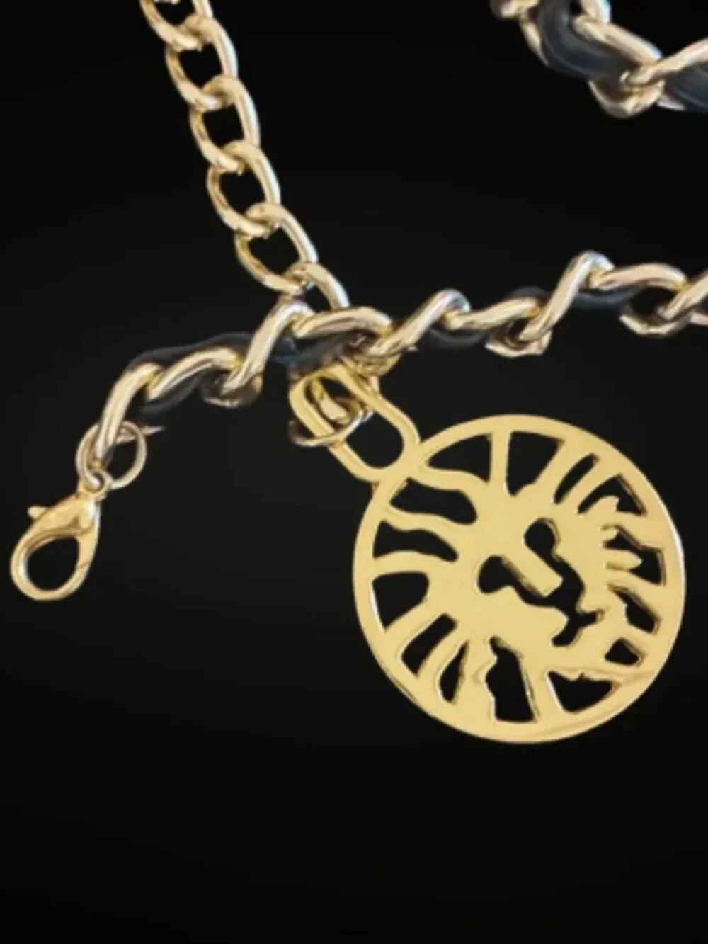 Anne Klein bold gold